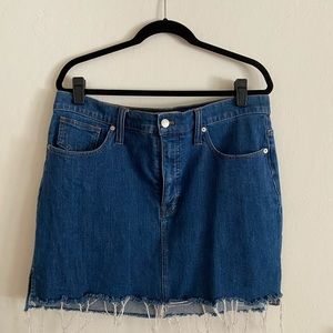Madewell Denim Miniskirt
